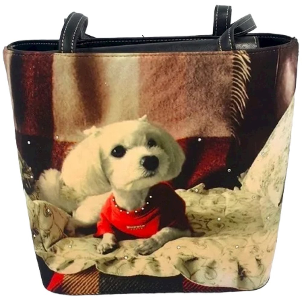 Puppy 👜 Print Tote Bag
